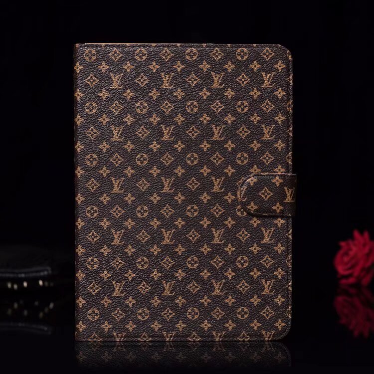 Elegant Monogram Canvas Flip Cover Apple iPad Protective Leather Case theroxymob