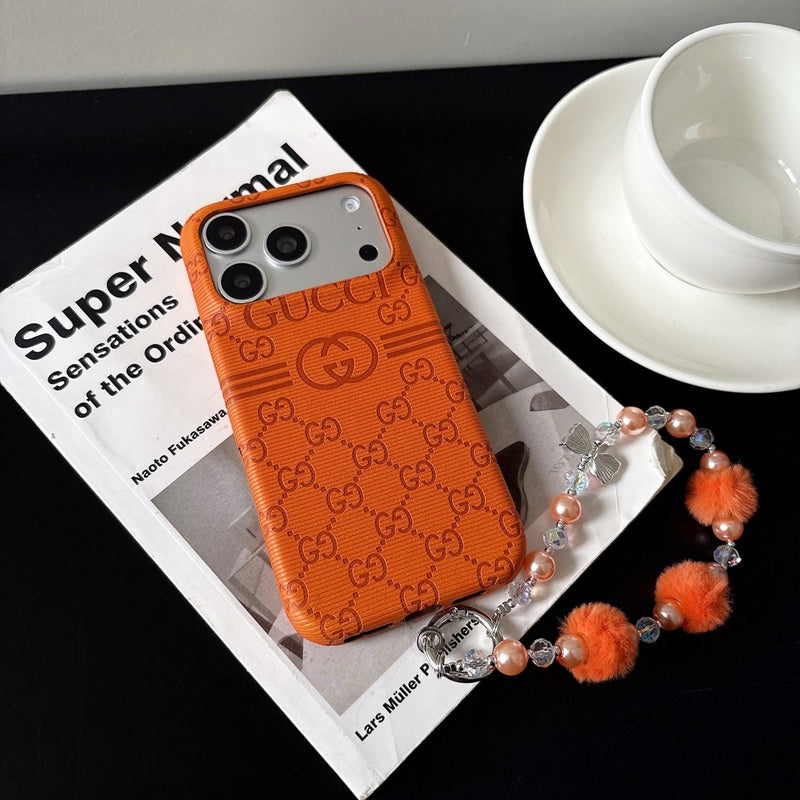 Luxury Louis V Quilted Leather Case for iPhone