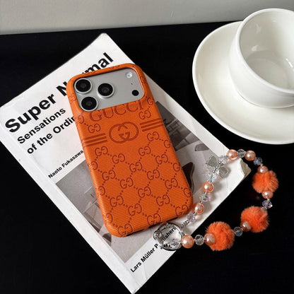 Luxury Louis V Quilted Leather Case for iPhone