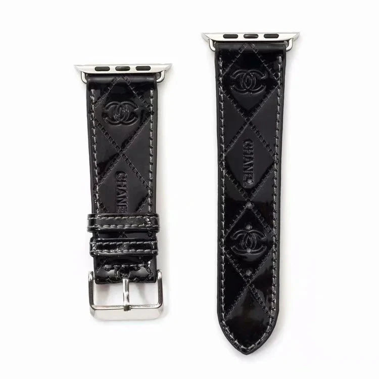 GLOSSY LEATHER APPLE WATCH BAND Roxy New