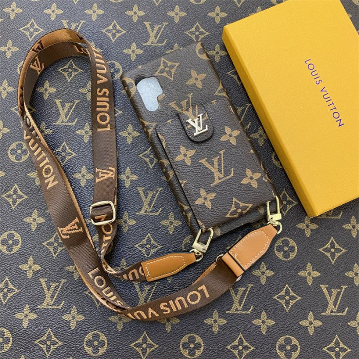 Brown Card Wallet Galaxy Case For Samsung Roxy New