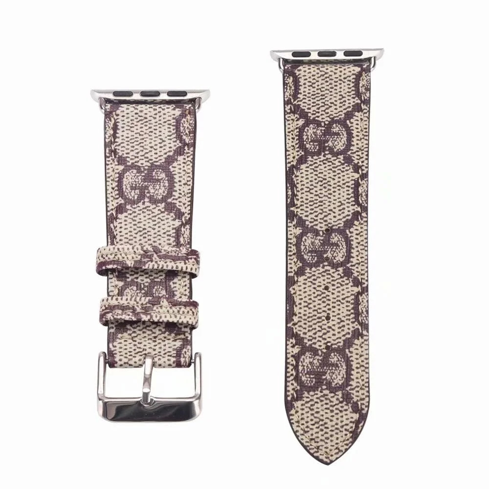 Gucci Luxury Leather Apple Watch Band