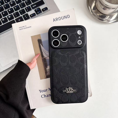 Luxury Coach Monogram Protective Case For iPhone 12 - 18 Series