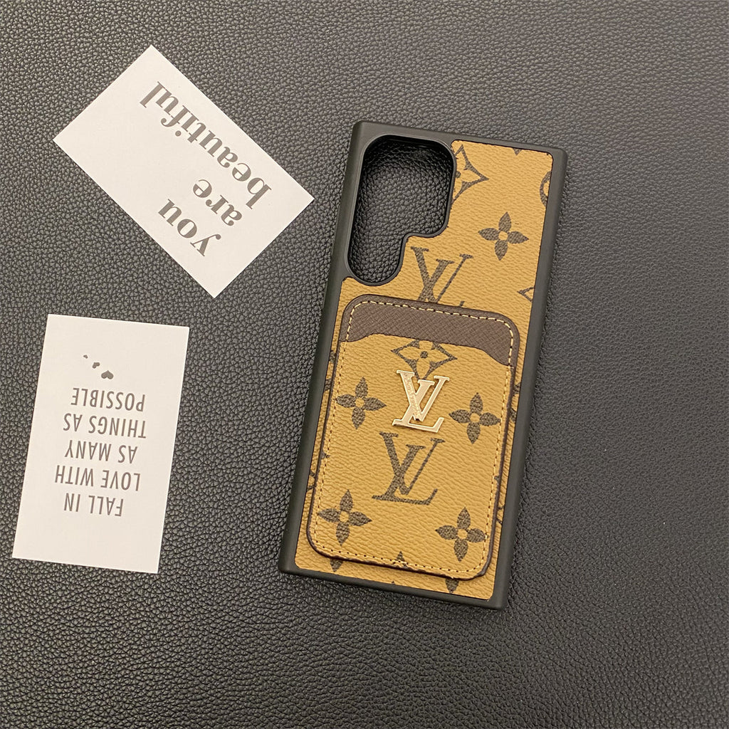 SAMSUNG GALAXY PETITE MALLE PHONE CASES CARD HOLDER MONOGRAM CANVAS Roxy New