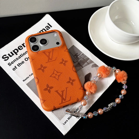 Luxury Quilted Leather Case for iPhone 12-17
