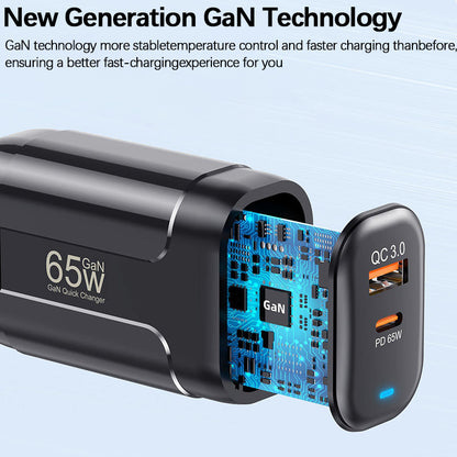 65W GaN Super 2-Port Fast Charger