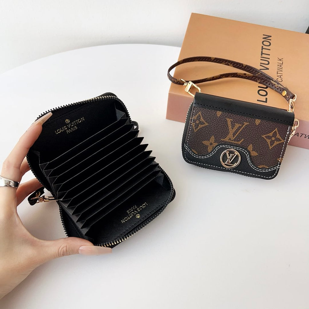 Mini Handbag Zip Wallet Gucci Card Holder Leather Coin Purse Roxy New