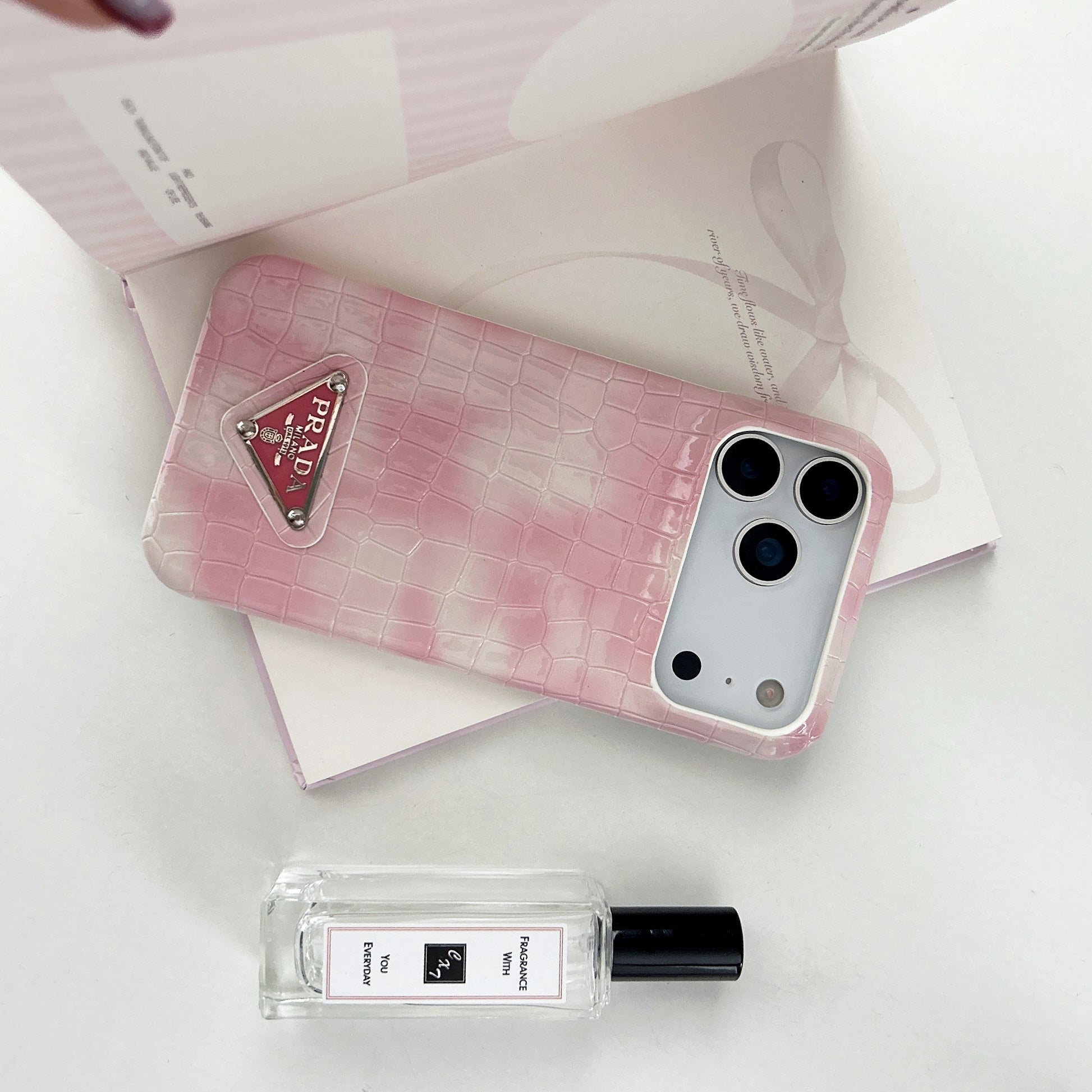 Elegant Prada Apple Phone Case For iPhone 17 / 16 / 15 / 14