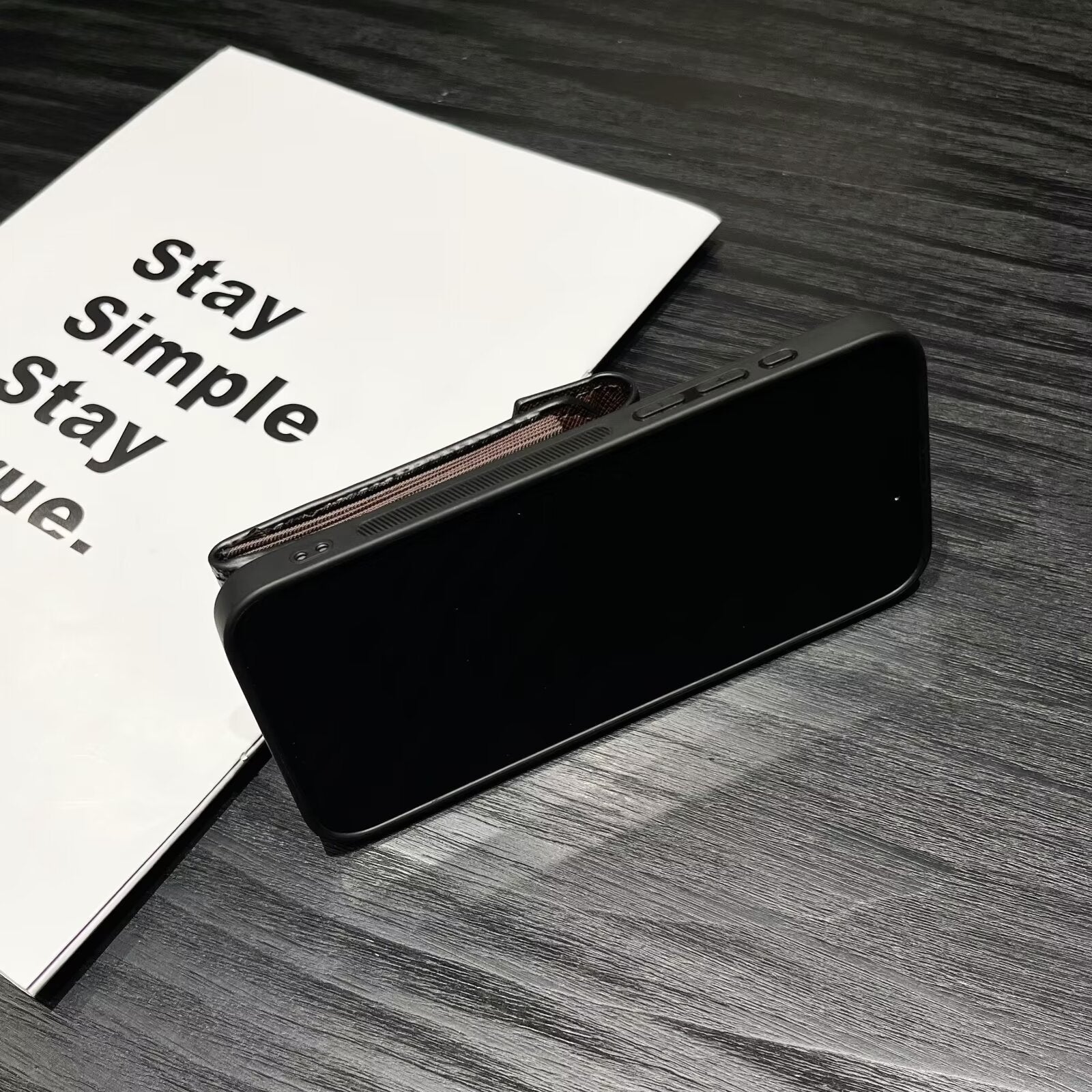 Luxury Card Holder Canvas Leather Apple iPhone Case Roxy New 2