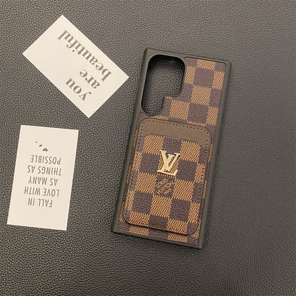 SAMSUNG GALAXY PETITE MALLE PHONE CASES CARD HOLDER MONOGRAM CANVAS Roxy New