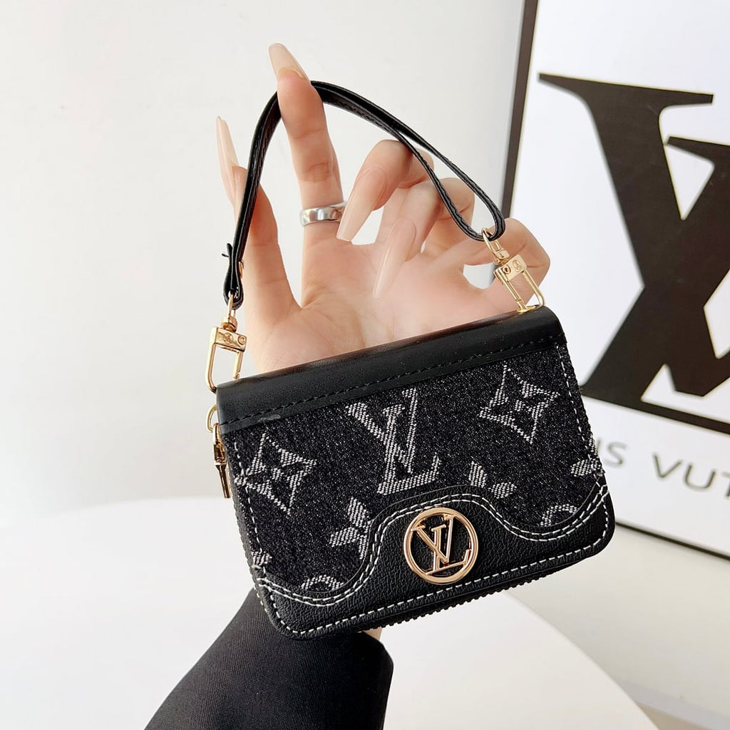 Mini Handbag Zip Wallet Gucci Card Holder Leather Coin Purse Roxy New