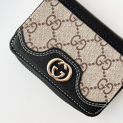 Mini Handbag Zip Wallet Gucci Card Holder Leather Coin Purse Roxy New