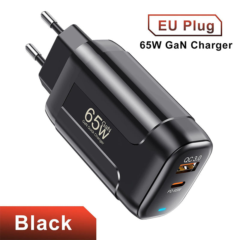 65W GaN Super 2-Port Fast Charger