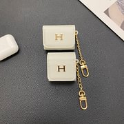 Luxury Genuine Leather Apple AirPods Protective Leather Case Roxy New