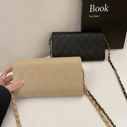 Luxury Leather Chanel Crossbody Phone Bag