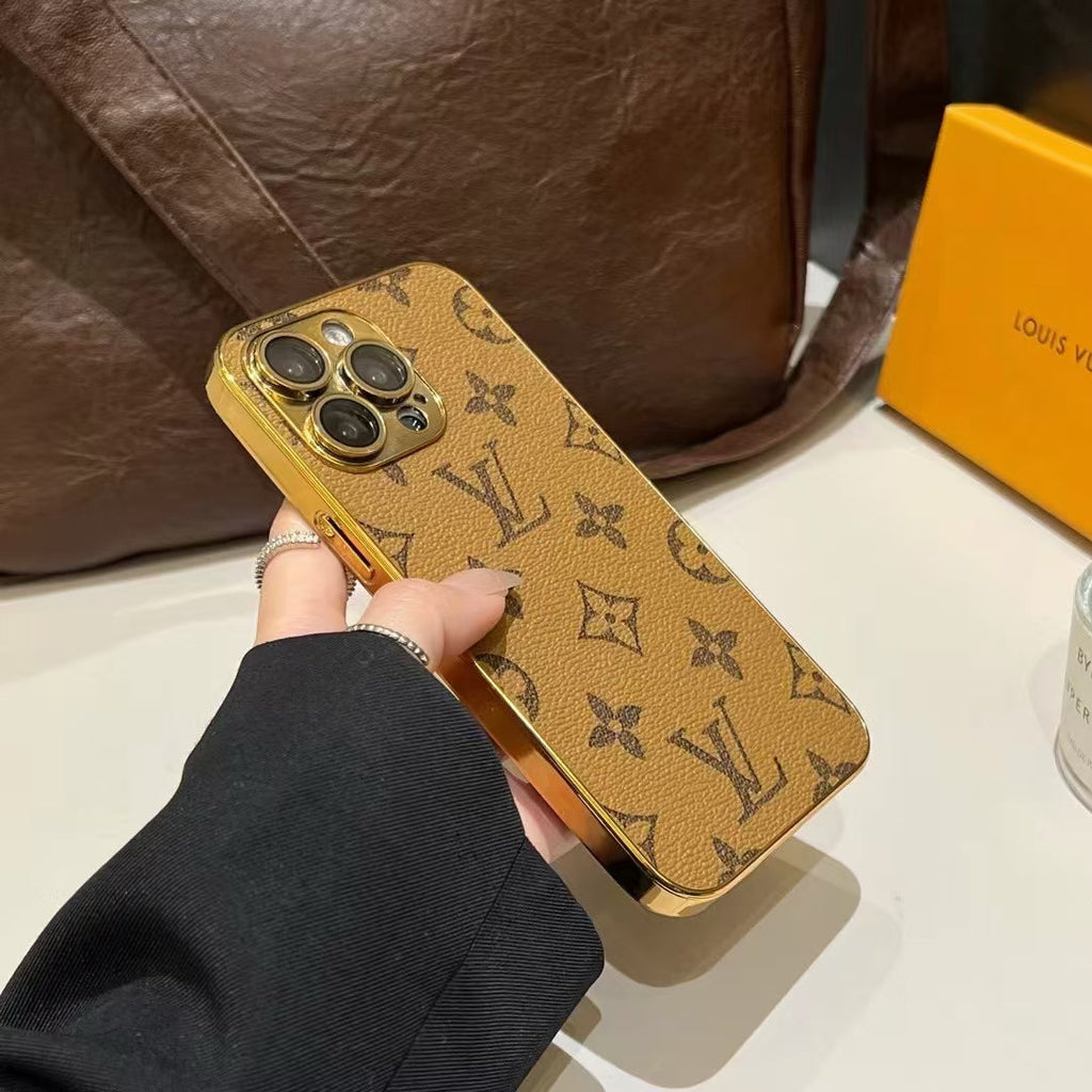 NEW DESIGN SOFT LUXURY IPHONE CASE WITH GOLDEN BORDER Roxy New 2