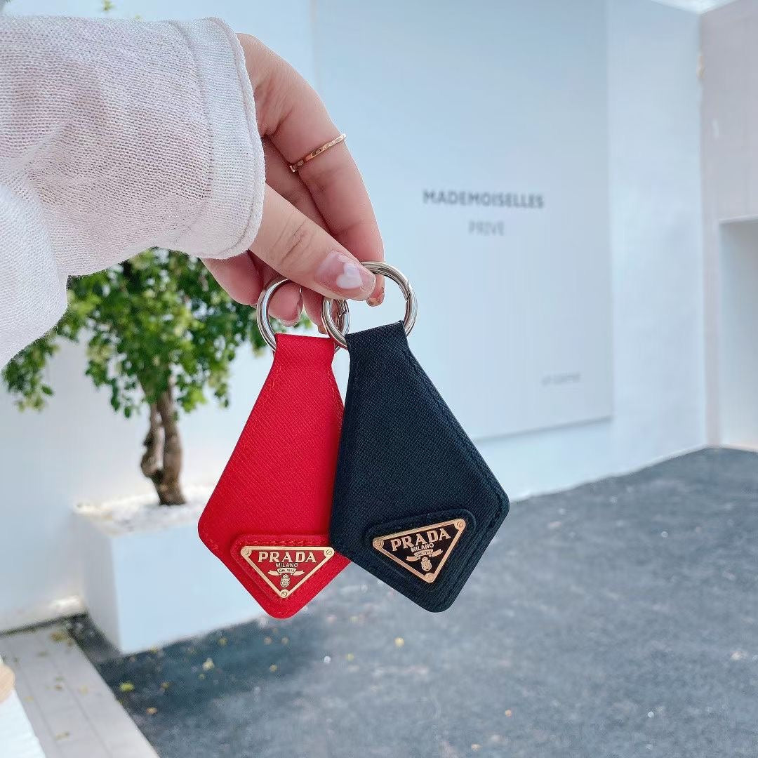 Prada Leather Key Chain theroxymob