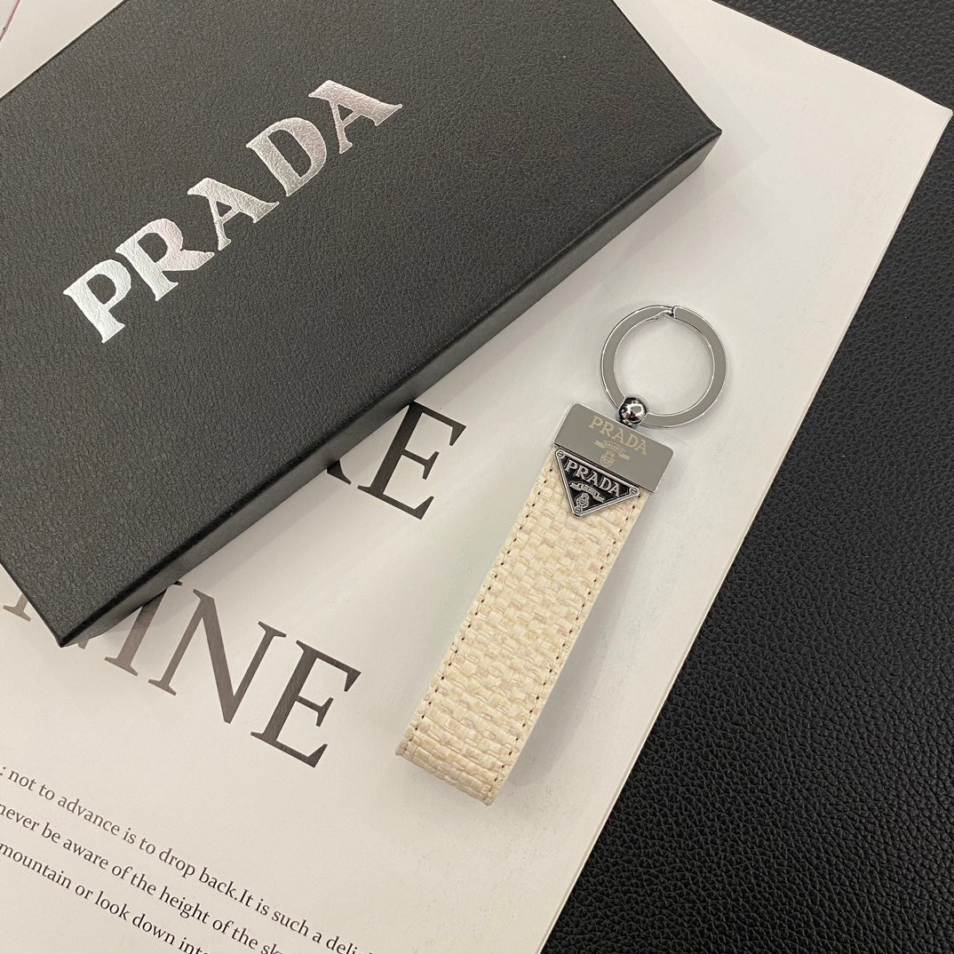 Prada Leather Key Chain theroxymob