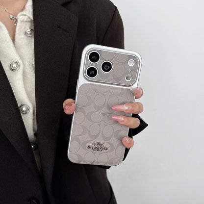 Luxury Coach Monogram Protective Case For iPhone 12 - 18 Series