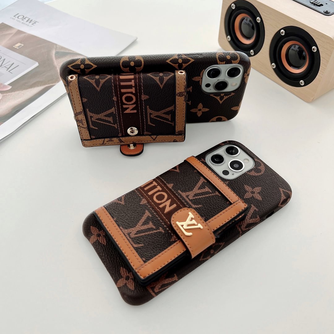 EMBROIDERED WALLET CARD HOLDER PHONE CASE Roxy New 2