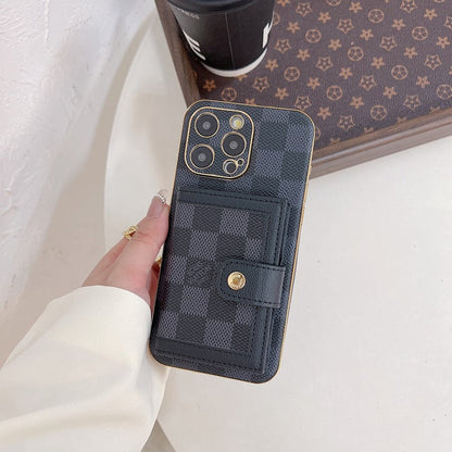 Luxury Classic Color Card Bag Apple iPhone Case Roxy New 2
