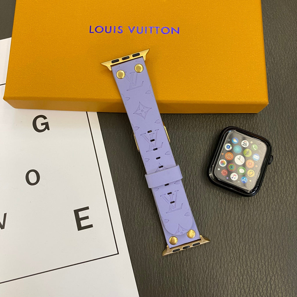 Bracelet de rechange Apple avec décoration en rivets et monogramme en relief Roxy New 2