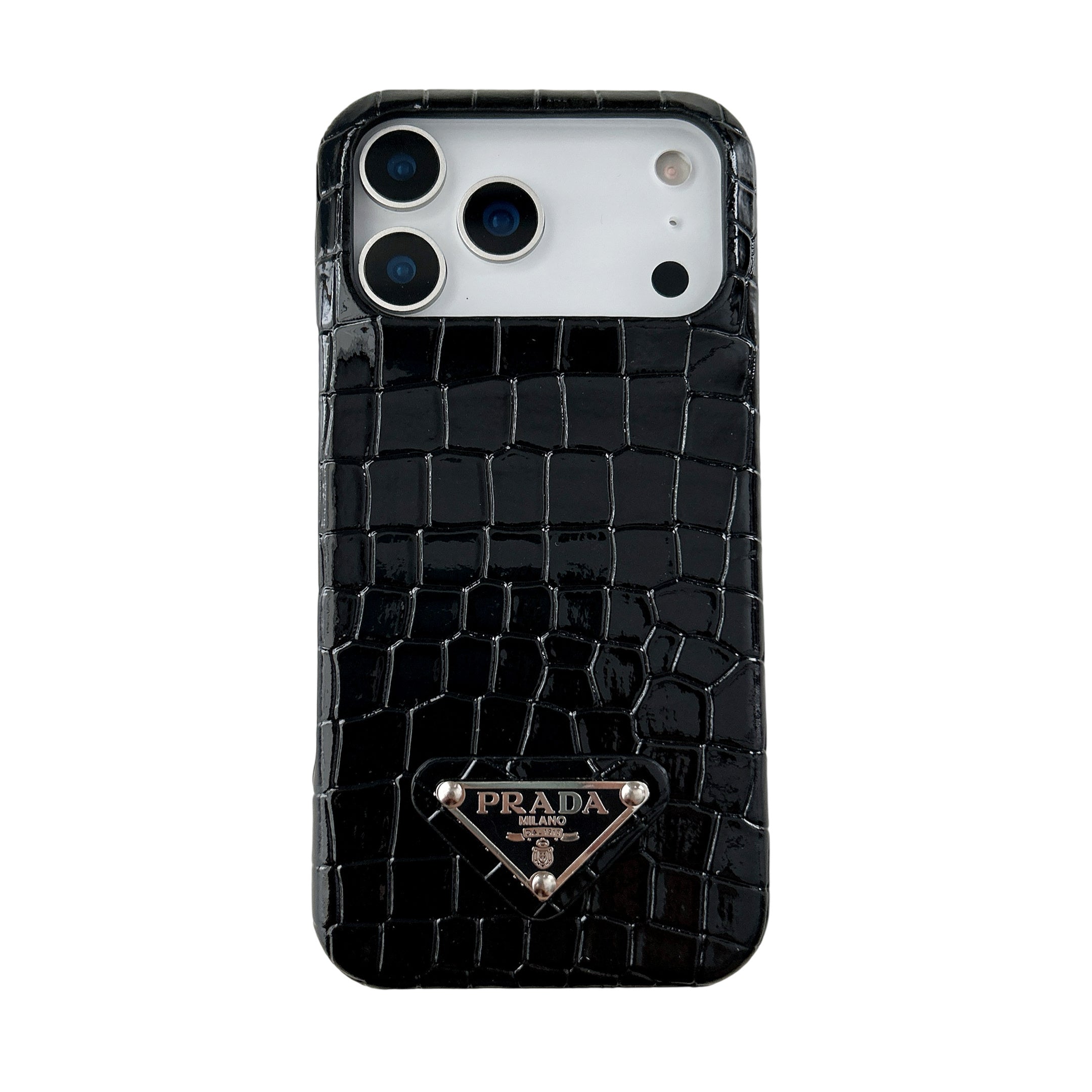Elegant Prada Apple Phone Case For iPhone 17 / 16 / 15 / 14