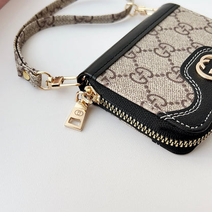 Mini Handbag Zip Wallet Gucci Card Holder Leather Coin Purse Roxy New