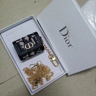 Fabric luxury handle leather Apple AirPods case Roxy New