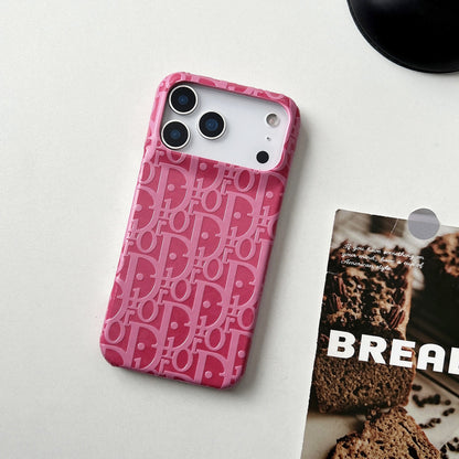 Lux Leather Dior Phone Case For iPhone 17 / 16 / 15 / 14