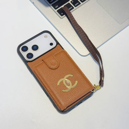 Premium Brand Leather Phone Case for iPhone Case 13-17