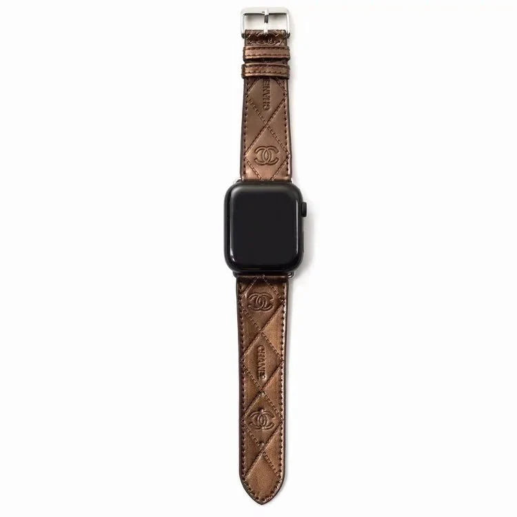 GLOSSY LEATHER APPLE WATCH BAND Roxy New