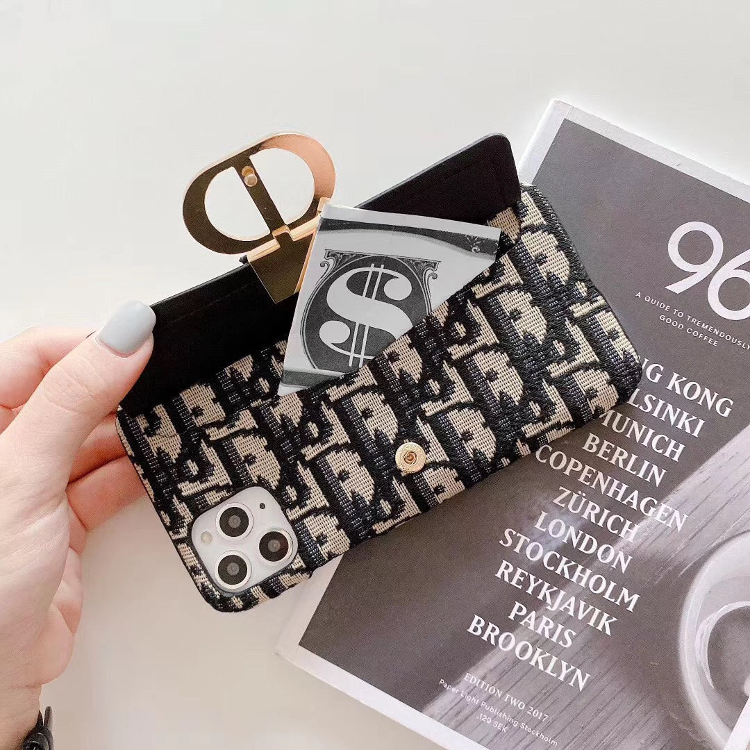 Lady Wallet Phone Case Card Holder For iPhone Roxy New 2