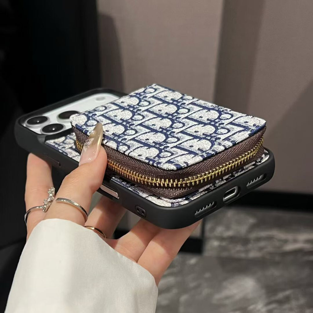 Dior Luxury iPhone Case Card Slot For iPhone 17 / 16 / 15 / 14