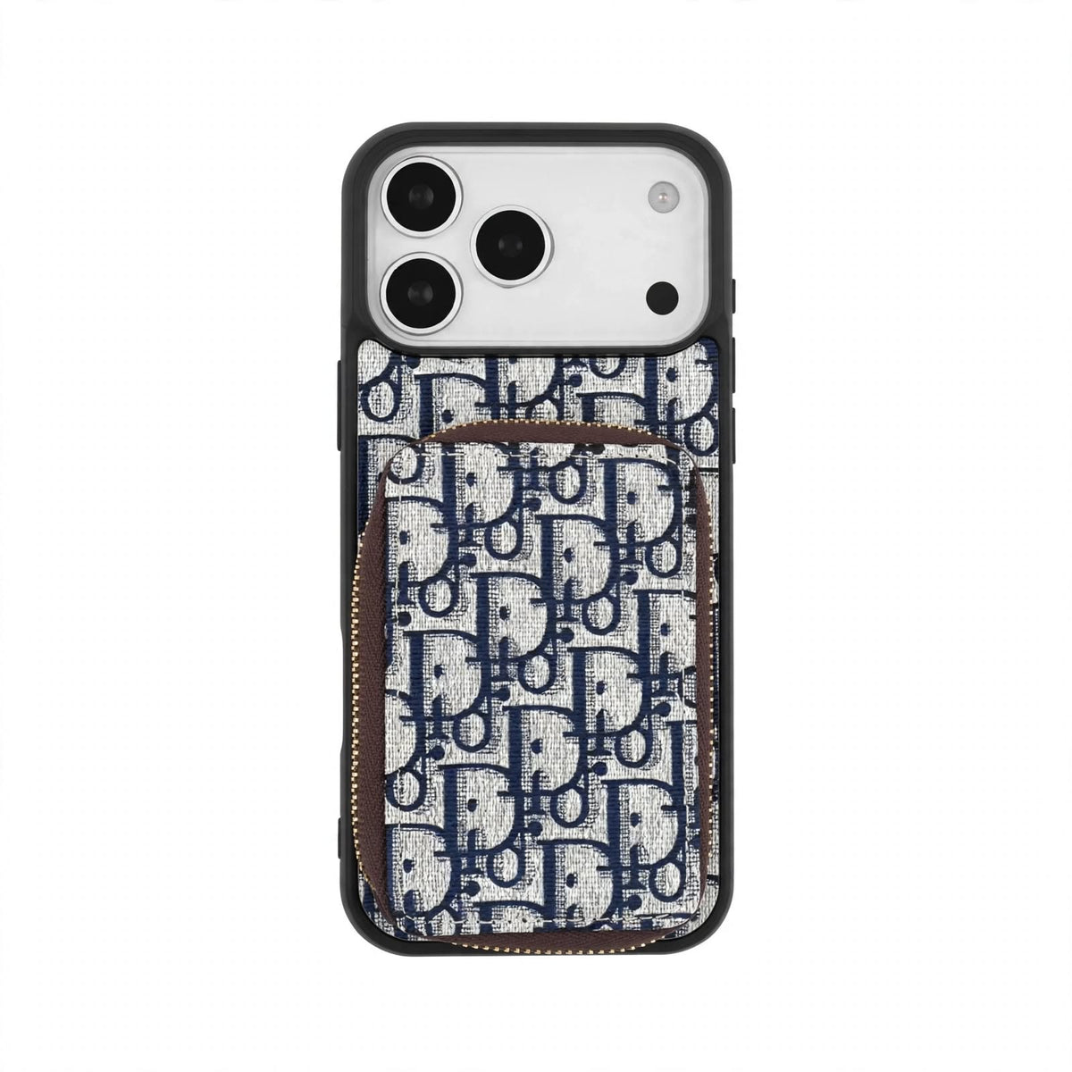 Dior Luxury iPhone Case Card Slot for iPhone 12-18 Pro & Pro Max