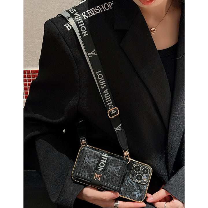 Luxury CASE WITH CHAIN FOR IPHONE 16 15 14 Roxy New 2