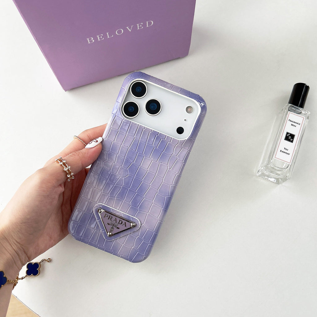 Elegant Prada Apple Phone Case For iPhone 17 / 16 / 15 / 14