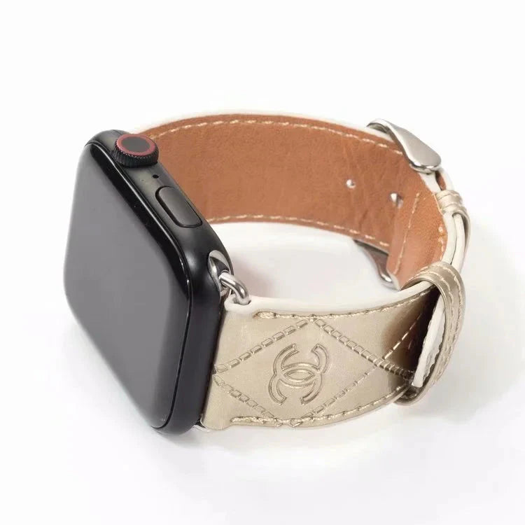 GLOSSY LEATHER APPLE WATCH BAND Roxy New