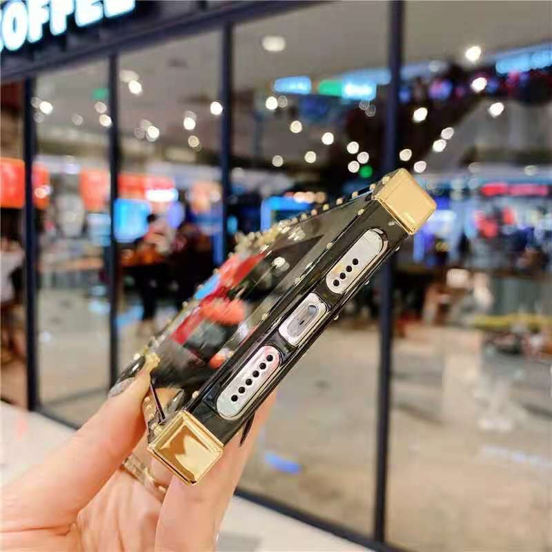 Samsung Galaxy S24 Series Luxury Branded Trunk Case With Chain Roxy New