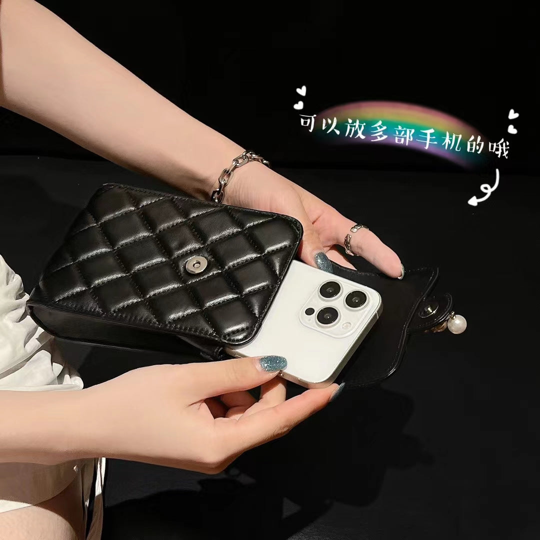 Luxury Genuine Leather Crossbody Phone Bag Roxy New