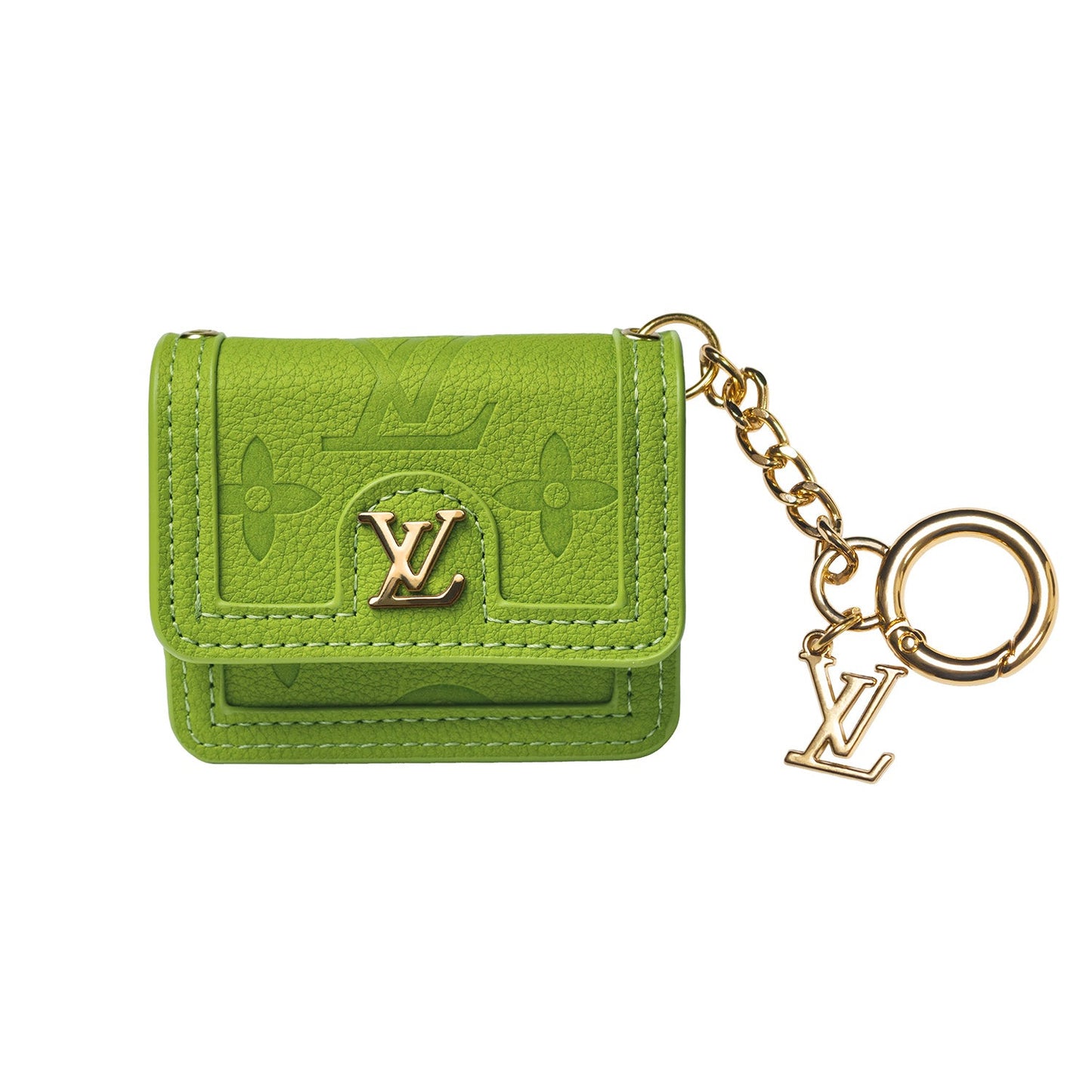 Louis Vuitton AirPods Case Decorated with a Monogram