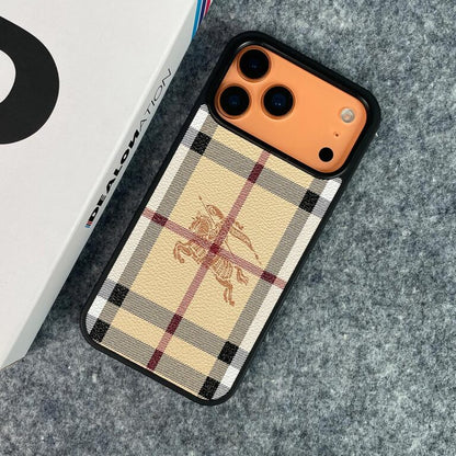 BBRY Fashion PU Leather Case for iPhone 12-17