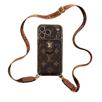 Luxury iPhone Case Card Holder for iPhone 12-18 Pro& Pro Max
