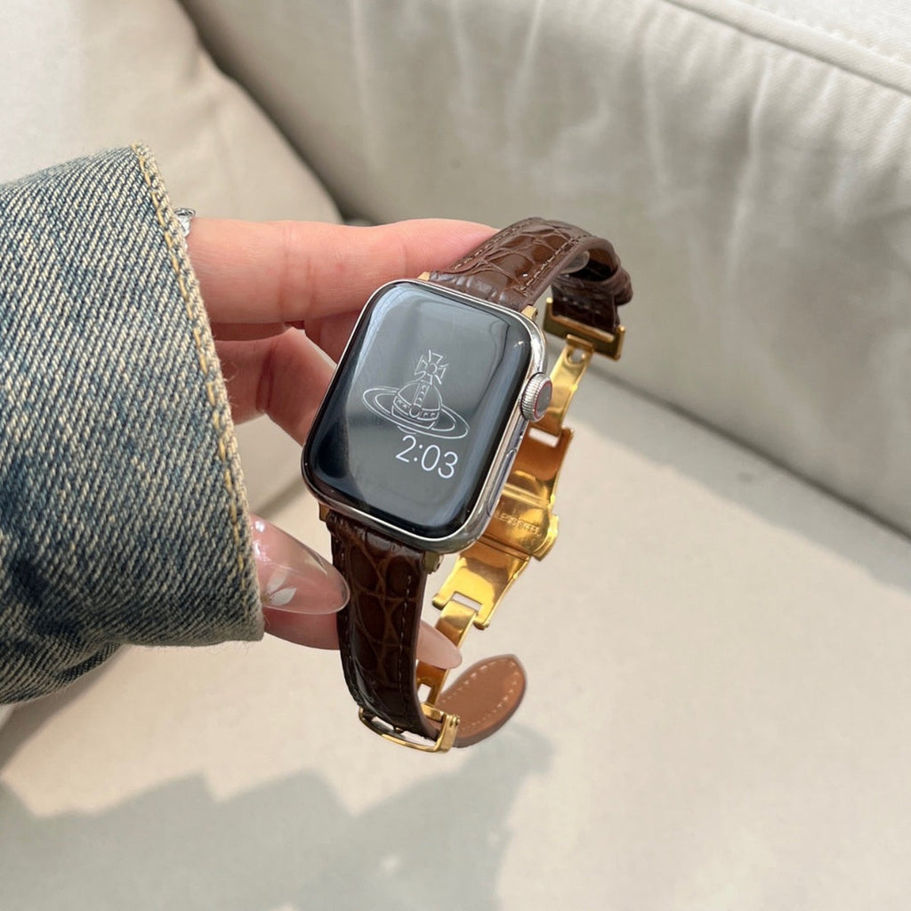 Alligator Leather Strap Roxy New 2