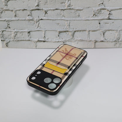 Luxury Brand Card Holder Phone Case For iPhone 12-18 Series