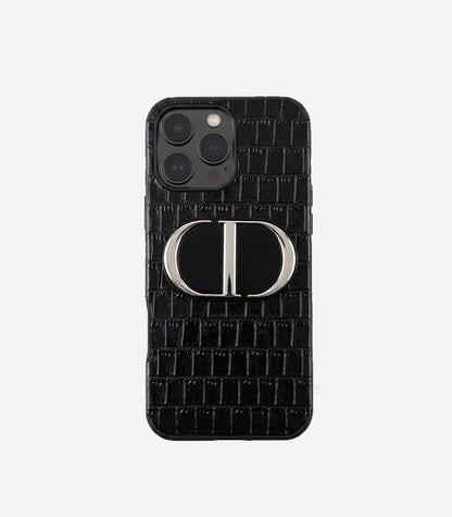 Stylish Dior iPhone Case with Mirror for iPhone 12-18 Pro & Pro Max