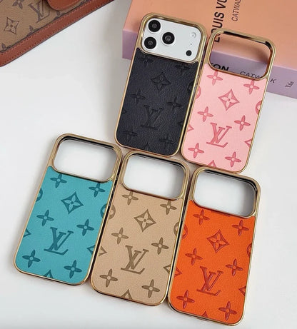 Luxury LV Classic Monogram Case 13-18 Pro & Pro Max