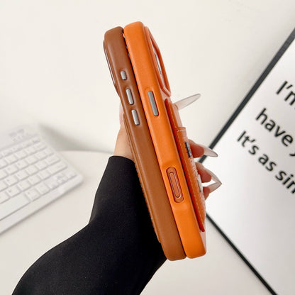 Card Holder Hermes Case for iPhone 13-17 Series