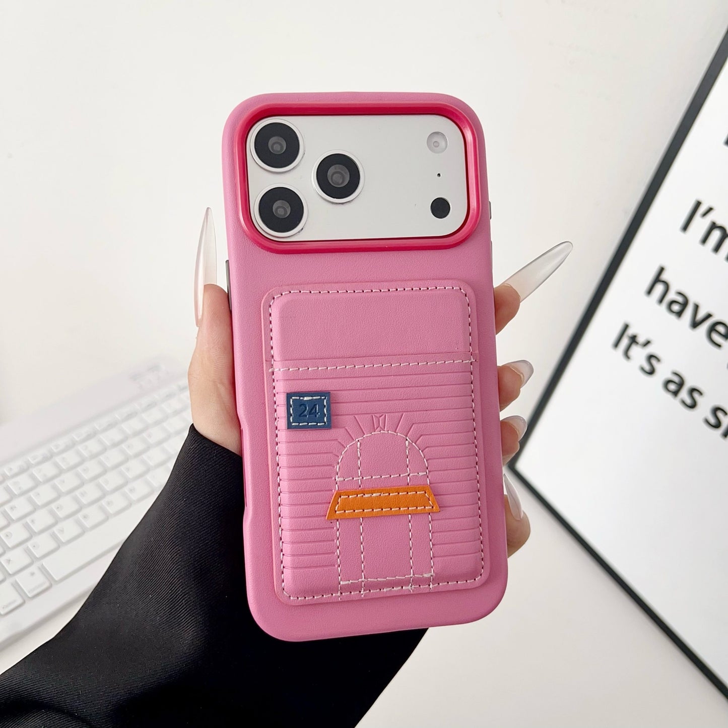 Card Holder Hermes Case for iPhone 13-17 Series
