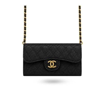Luxury Leather Chanel Crossbody Phone Bag